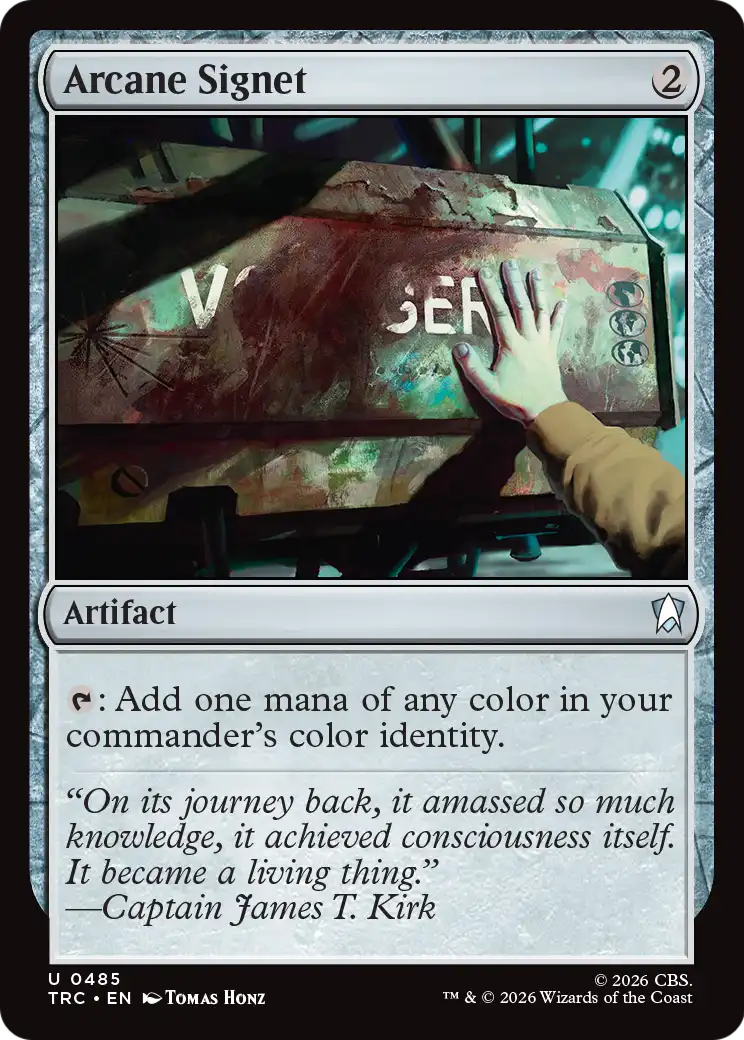 Arcane Signet (Surge Foil) [Star Trek Commander] | Magic Magpie