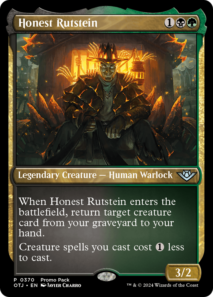 Honest Rutstein (Promo Pack) [Outlaws of Thunder Junction Promos] | Magic Magpie