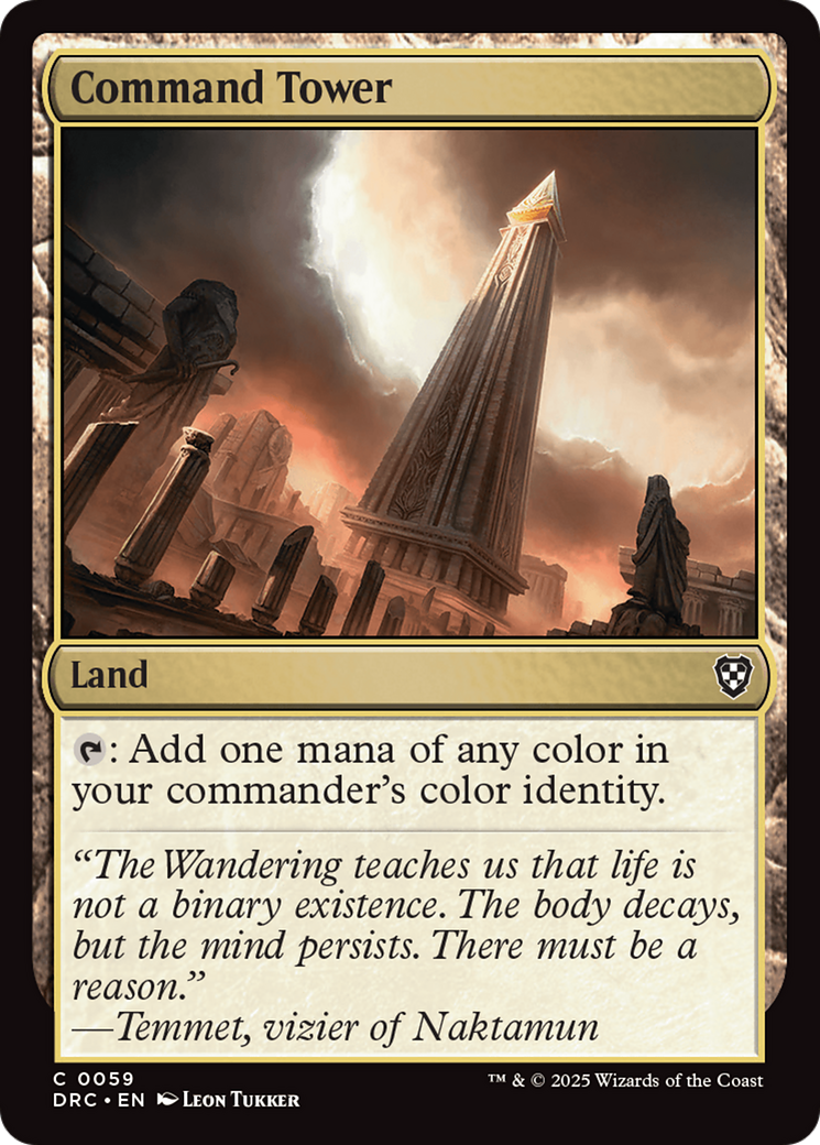 Command Tower [Aetherdrift Commander] | Magic Magpie