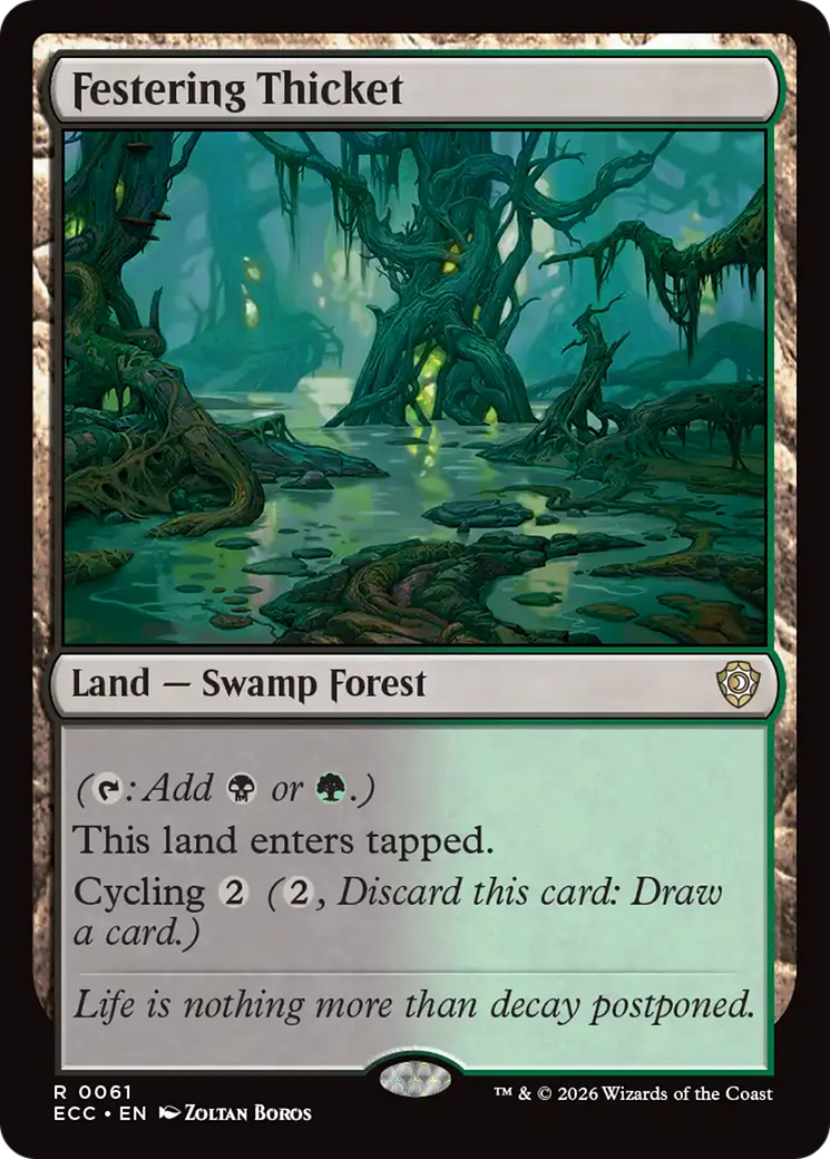 Festering Thicket [Lorwyn Eclipsed Commander] | Magic Magpie