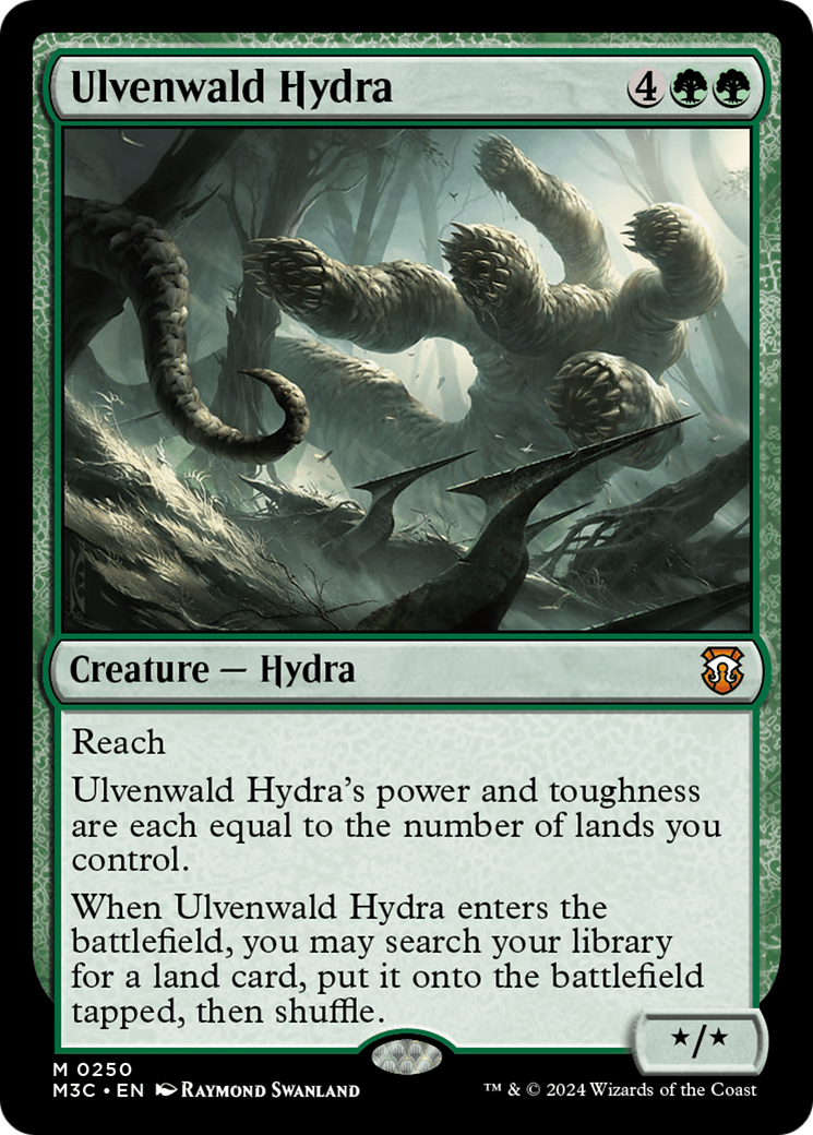 Ulvenwald Hydra (Ripple Foil) [Modern Horizons 3 Commander] | Magic Magpie