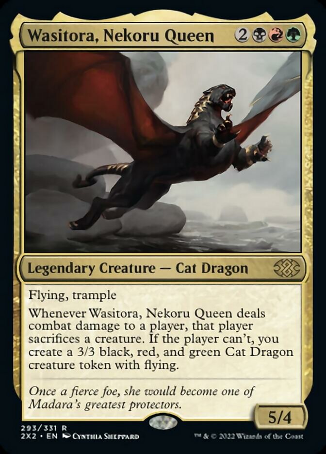 Wasitora, Nekoru Queen [Double Masters 2022] | Magic Magpie