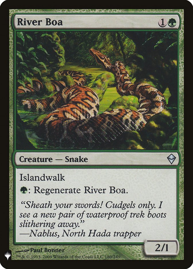 River Boa [Mystery Booster] | Magic Magpie