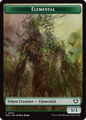 Insect // Elemental (0007) Double-Sided Token [Edge of Eternities Commander Tokens] | Magic Magpie
