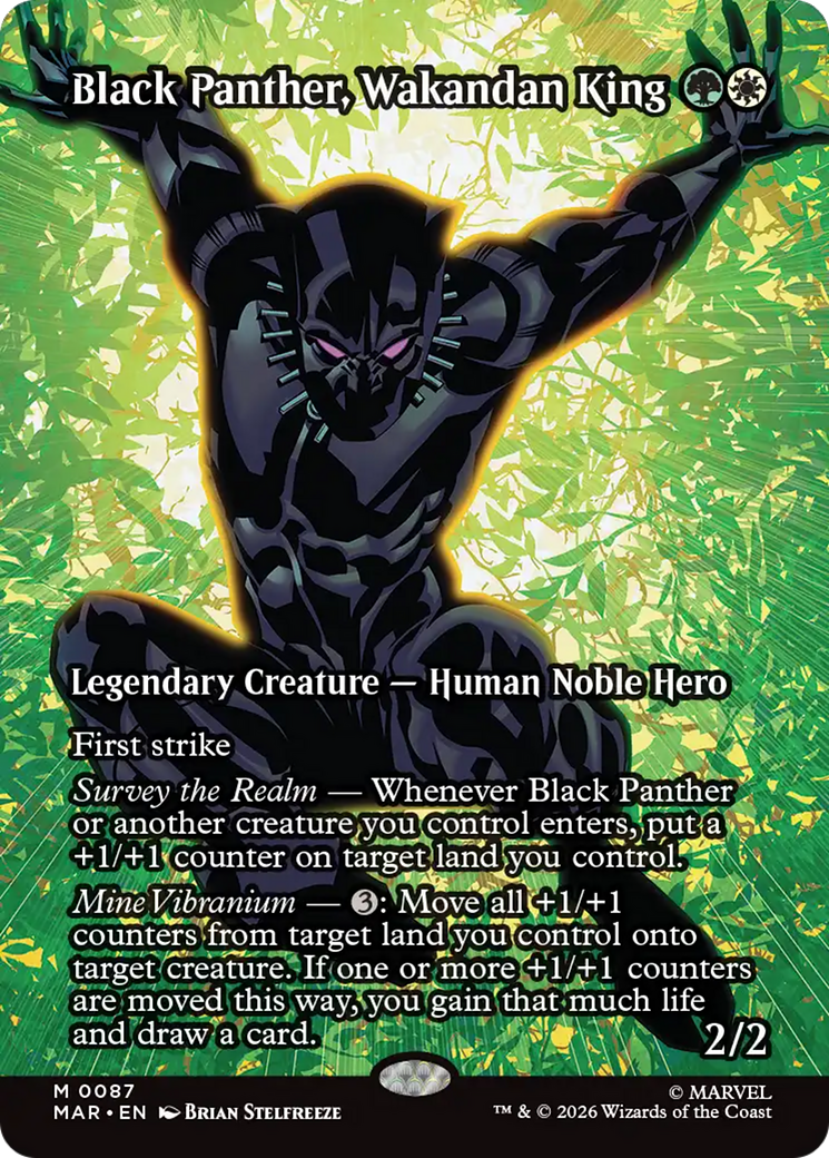 Black Panther, Wakandan King (Borderless) [Marvel Universe: Eternal-Legal] | Magic Magpie