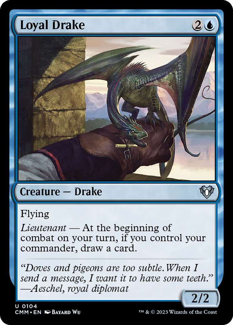 Loyal Drake [Commander Masters] | Magic Magpie