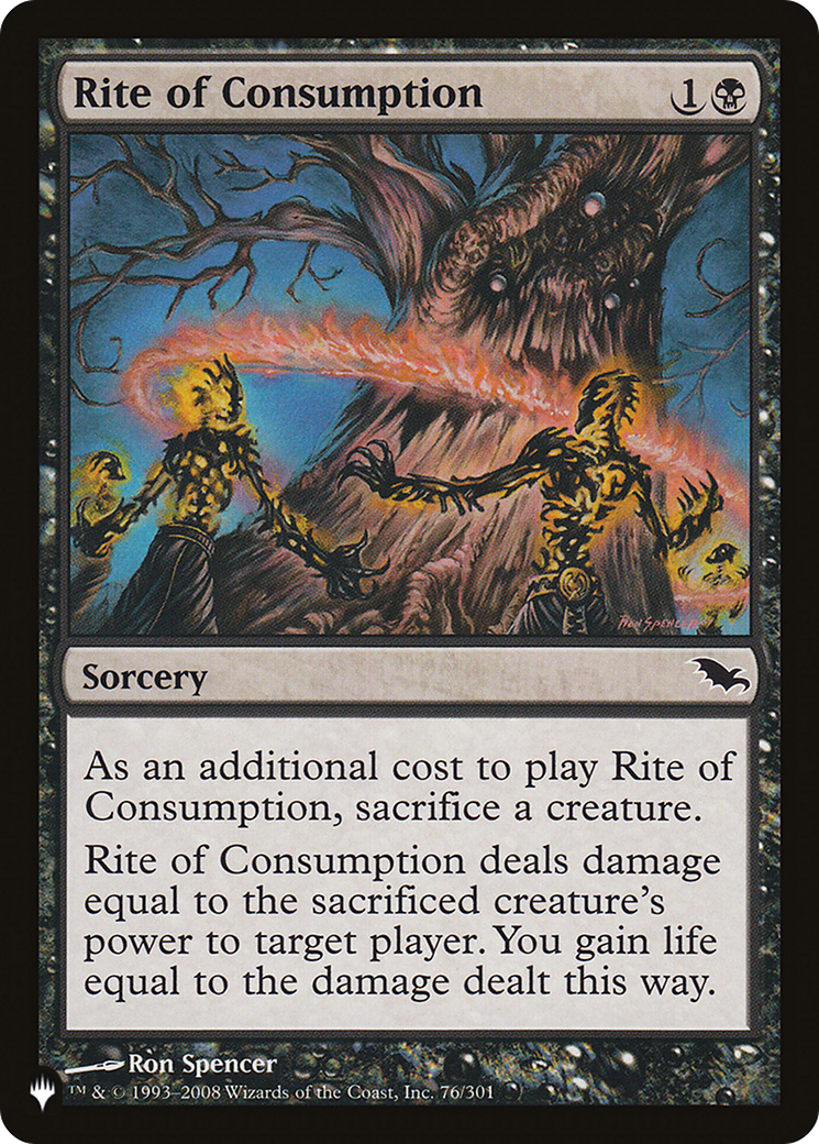 Rite of Consumption [The List Reprints] | Magic Magpie