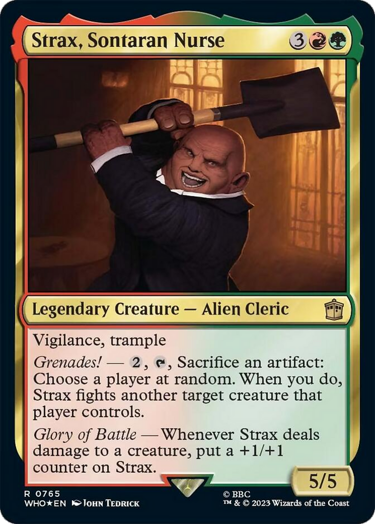 Strax, Sontaran Nurse (Surge Foil) [Doctor Who] | Magic Magpie