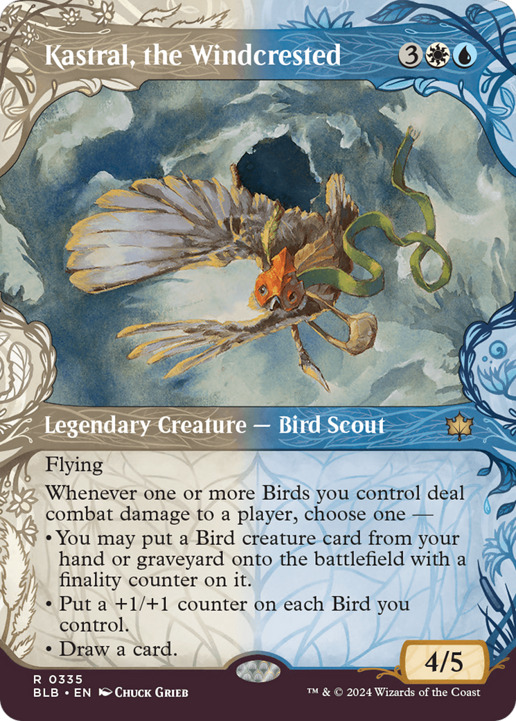 Kastral, the Windcrested (Showcase) [Bloomburrow] | Magic Magpie