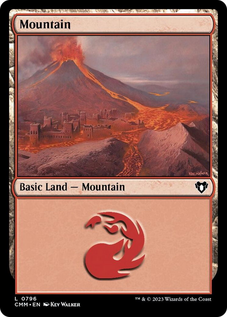 Mountain (796) [Commander Masters] | Magic Magpie