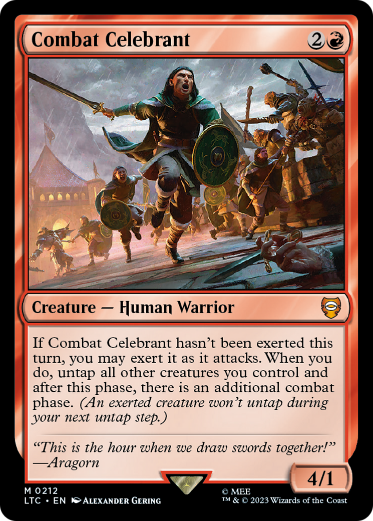 Combat Celebrant [The Lord of the Rings: Tales of Middle-Earth Commander] | Magic Magpie