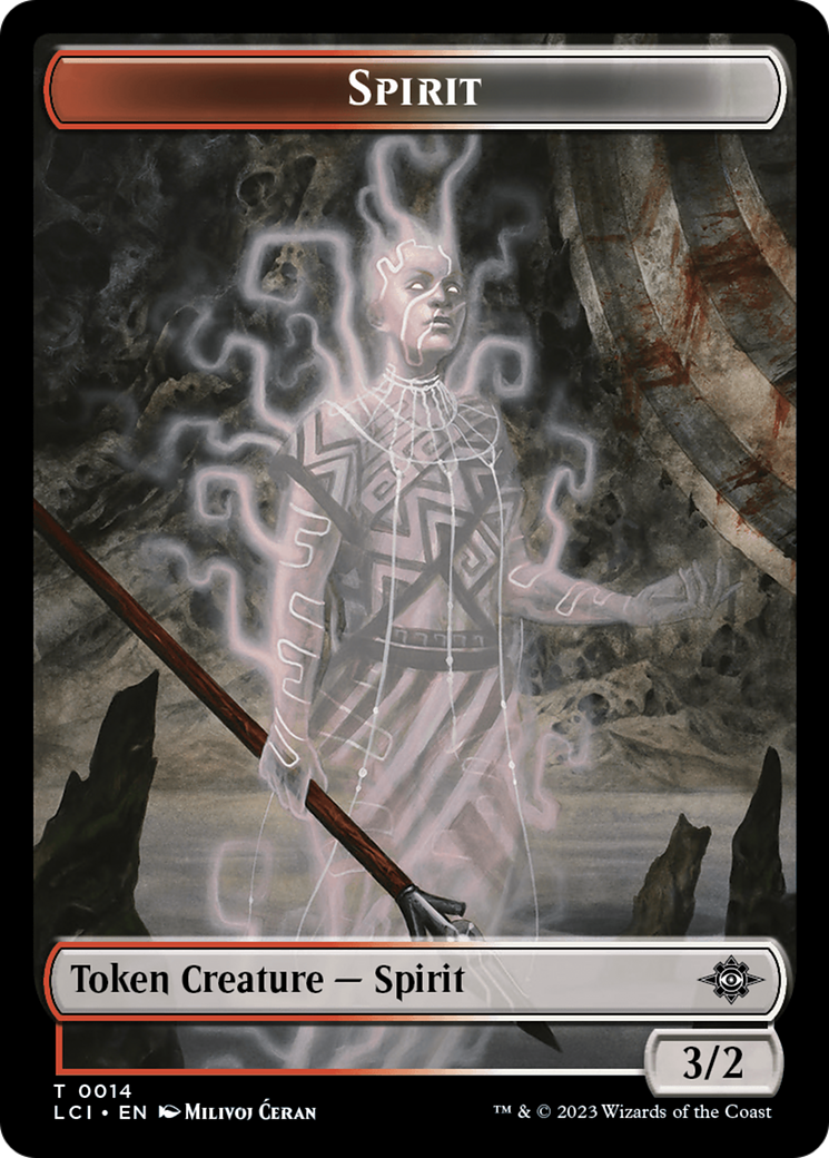 Spirit Token [The Lost Caverns of Ixalan Tokens] | Magic Magpie