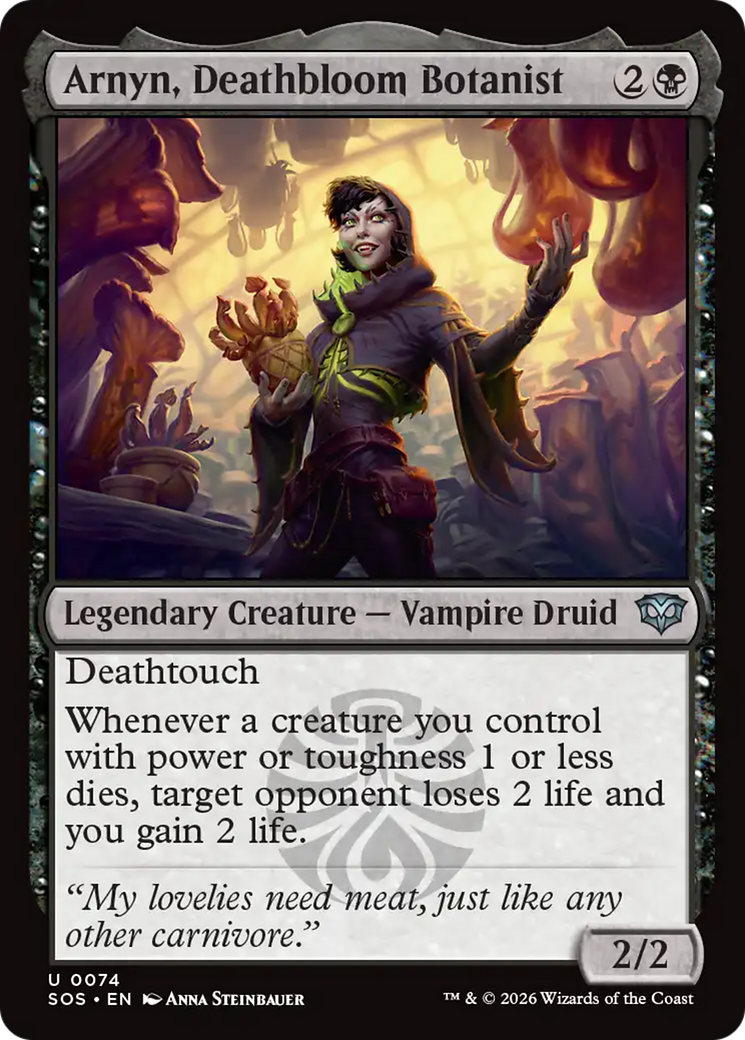 Arnyn, Deathbloom Botanist [Secrets of Strixhaven] | Magic Magpie