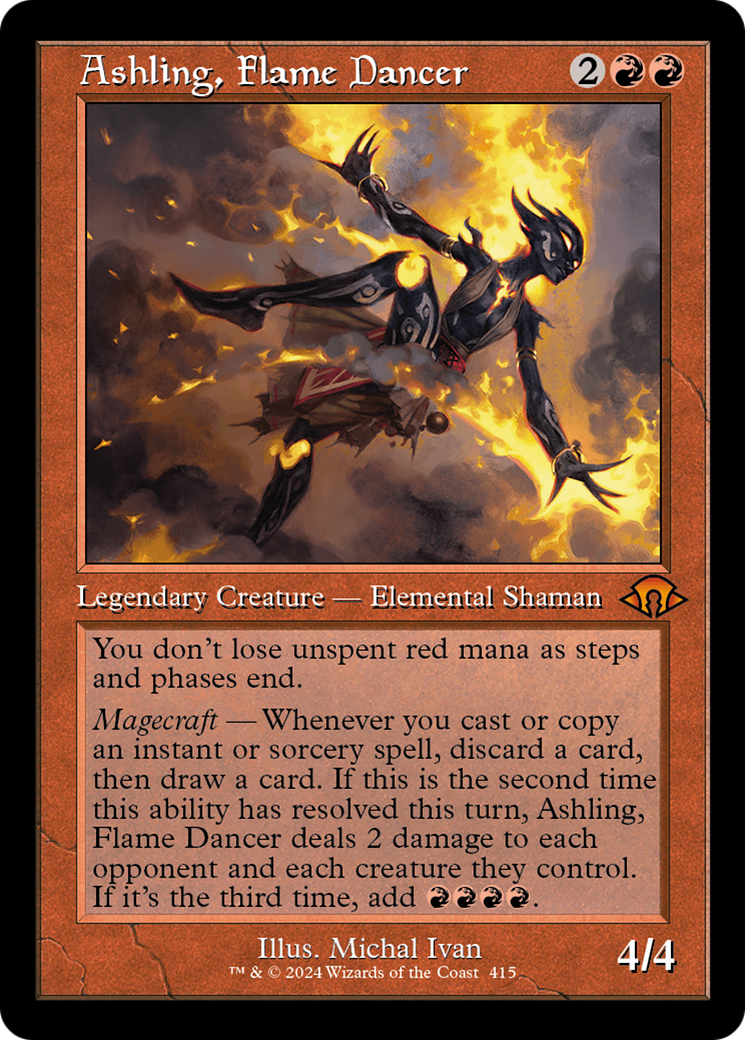 Ashling, Flame Dancer (Retro) [Modern Horizons 3] | Magic Magpie