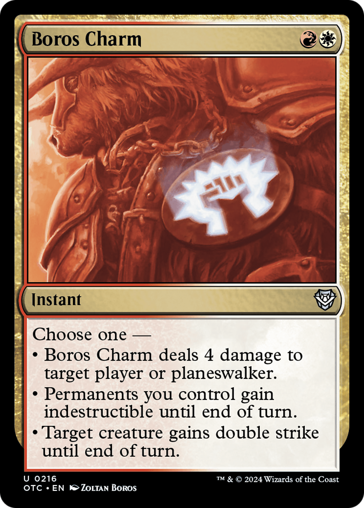 Boros Charm [Outlaws of Thunder Junction Commander] | Magic Magpie