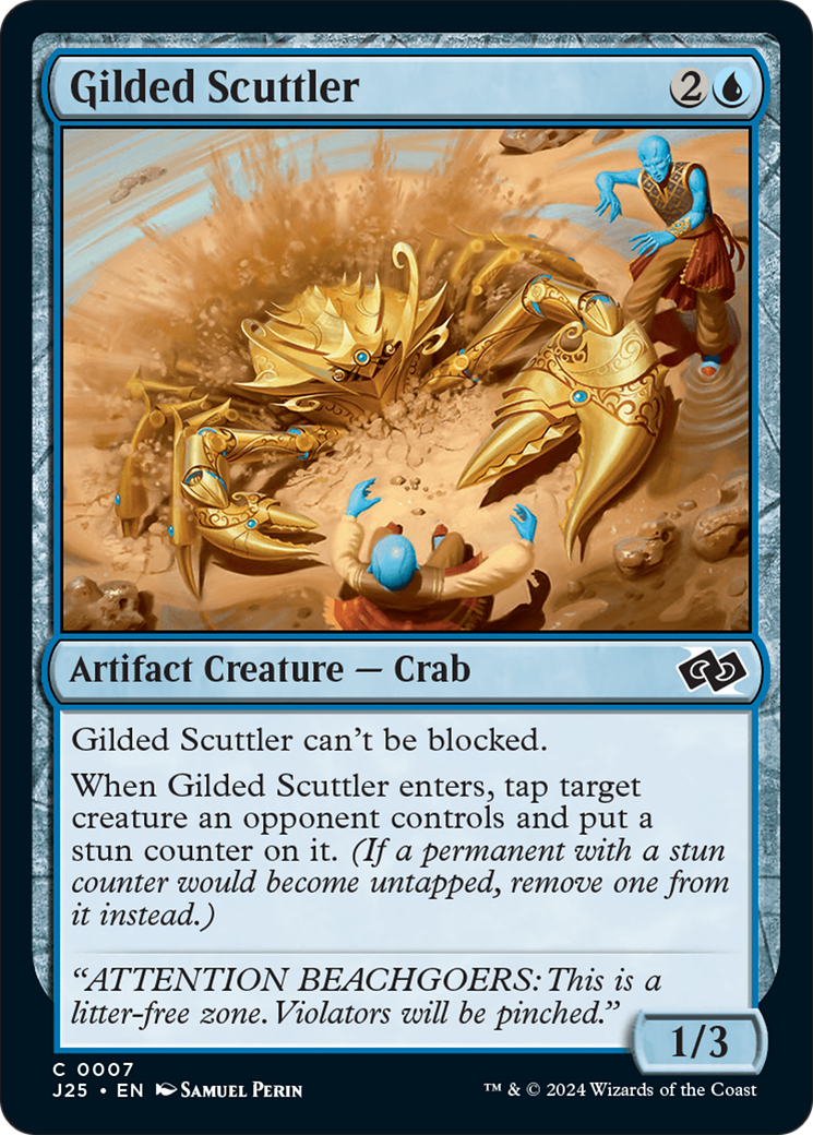 Gilded Scuttler [Foundations Jumpstart] | Magic Magpie