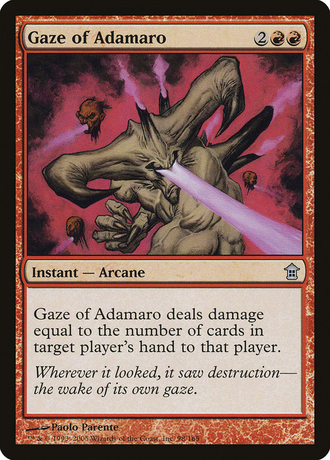 Gaze of Adamaro [Saviors of Kamigawa] | Magic Magpie