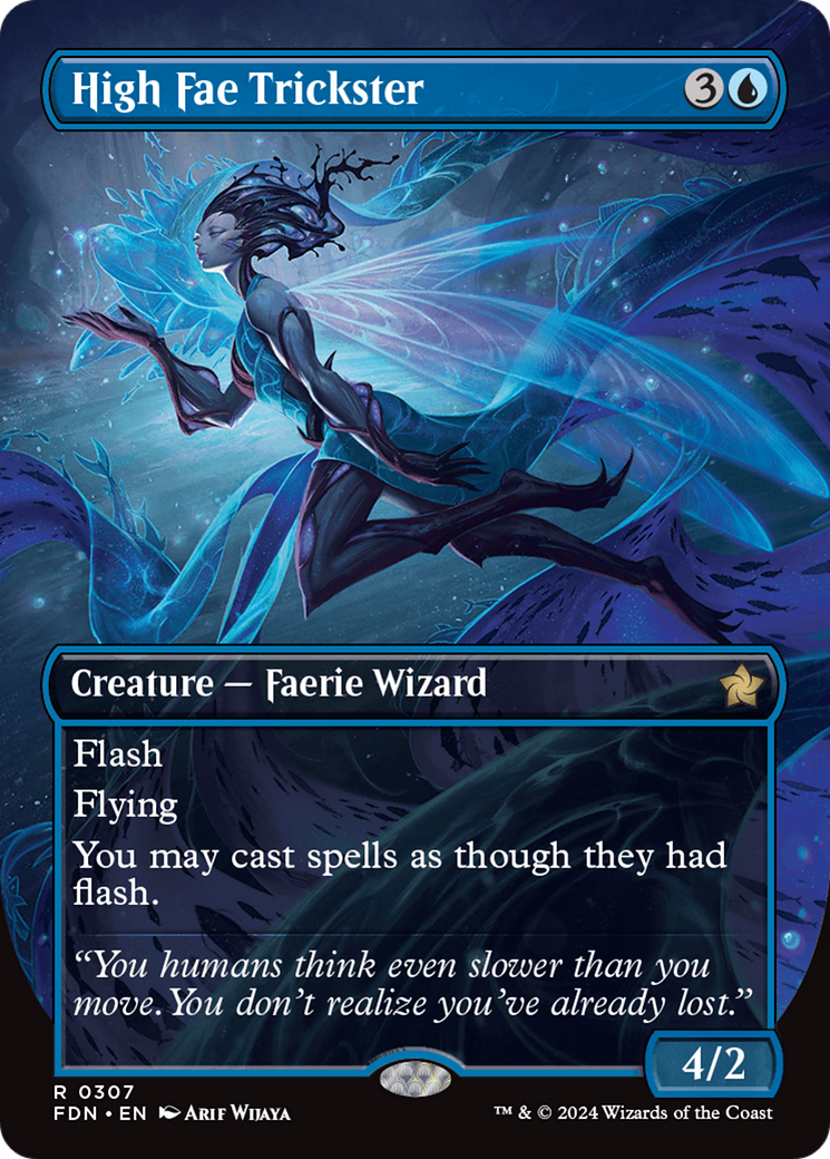 High Fae Trickster (Borderless) [Foundations] | Magic Magpie