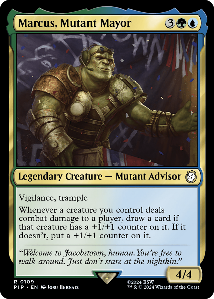 Marcus, Mutant Mayor [Fallout] | Magic Magpie
