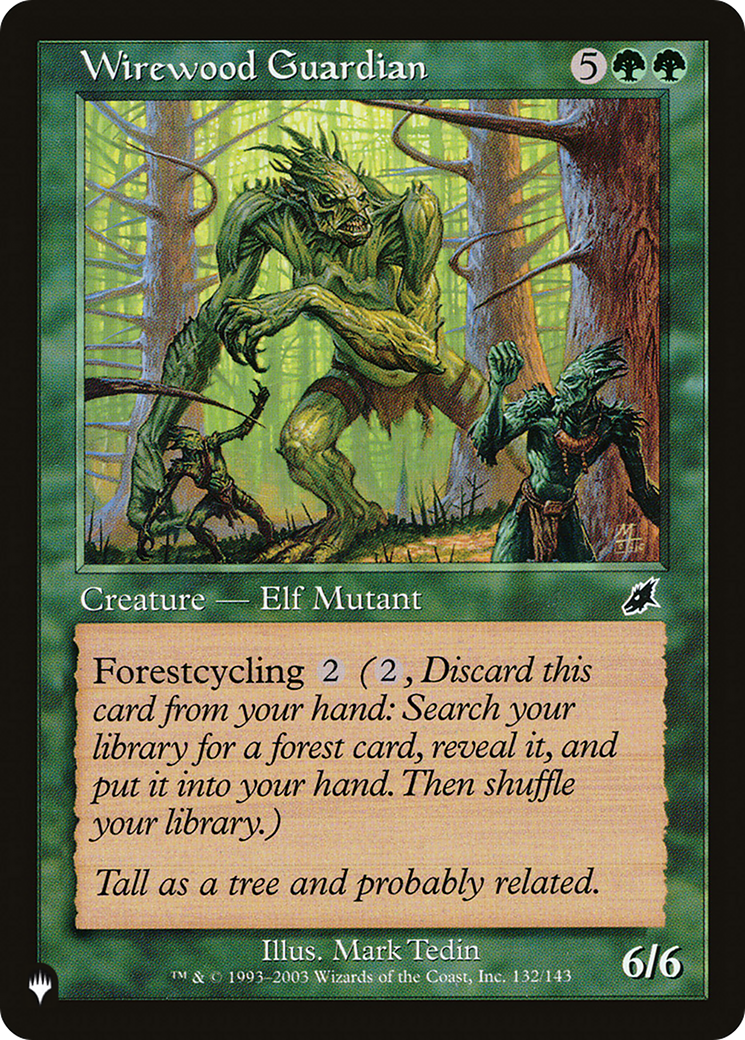 Wirewood Guardian [The List Reprints] | Magic Magpie