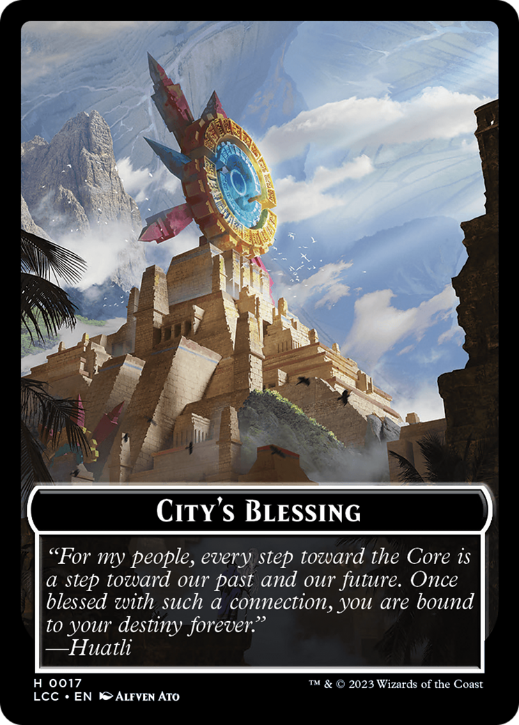 Tiny // City's Blessing Double-Sided Token [Secret Lair Drop Series] | Magic Magpie