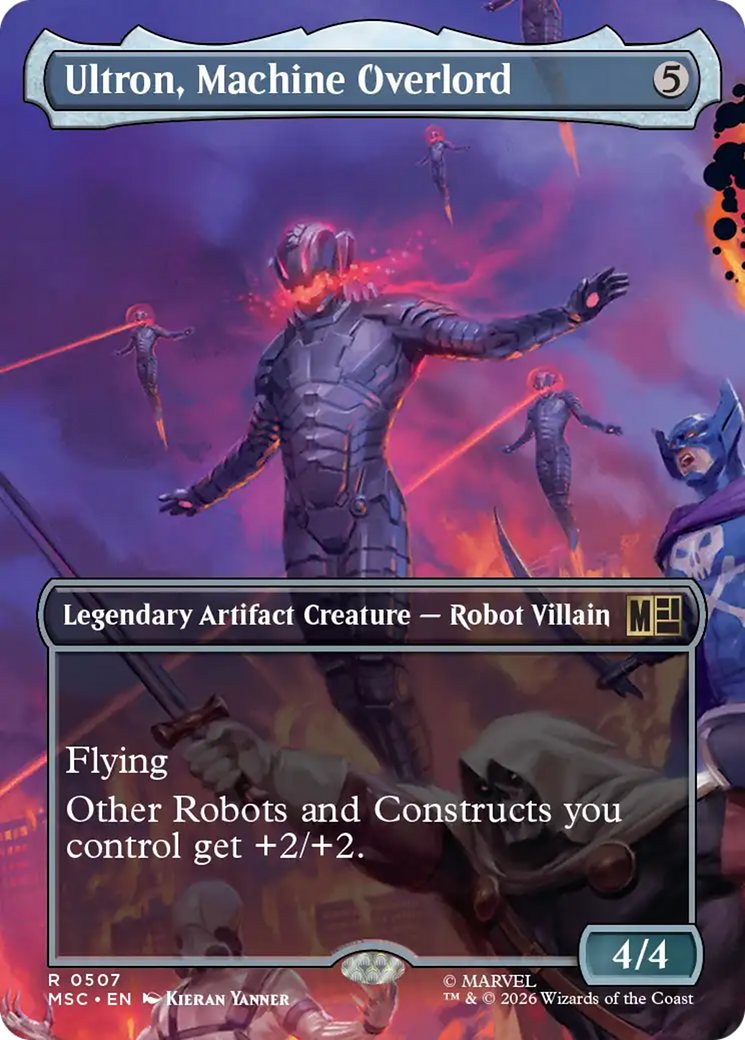 Ultron, Machine Overlord (Borderless) [Marvel Super Heroes Commander] | Magic Magpie