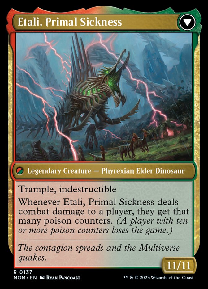 Etali, Primal Conqueror // Etali, Primal Sickness [March of the Machine] | Magic Magpie