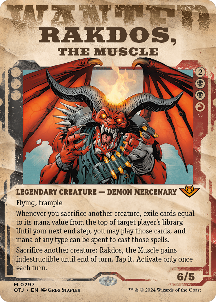 Rakdos, the Muscle (Showcase) [Outlaws of Thunder Junction] | Magic Magpie