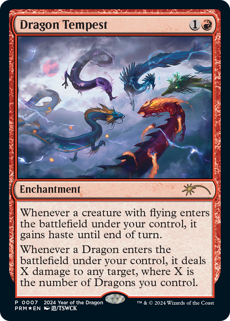 Dragon Tempest (Year of the Dragon 2024) [Standard Showdown Promos] | Magic Magpie