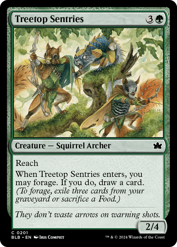 Treetop Sentries [Bloomburrow] | Magic Magpie