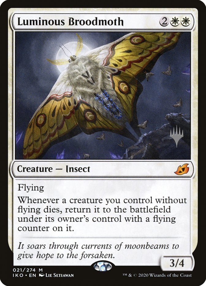 Luminous Broodmoth (Promo Pack) [Ikoria: Lair of Behemoths Promos] | Magic Magpie