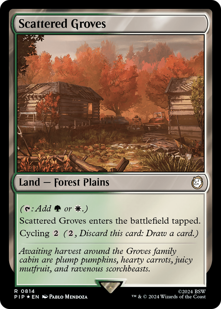 Scattered Groves (Surge Foil) [Fallout] | Magic Magpie