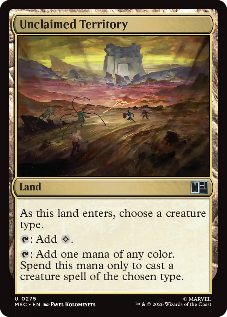 Unclaimed Territory [Marvel Super Heroes Commander] | Magic Magpie