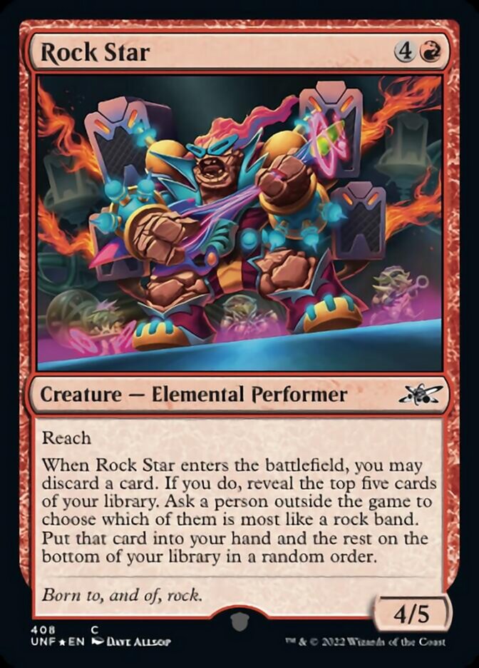 Rock Star (Galaxy Foil) [Unfinity] | Magic Magpie