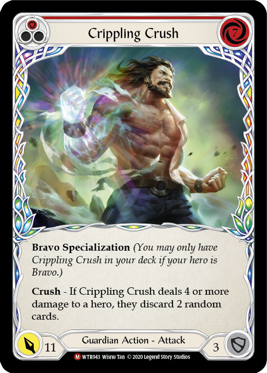 Crippling Crush [U-WTR043] (Welcome to Rathe Unlimited)  Unlimited Rainbow Foil | Magic Magpie