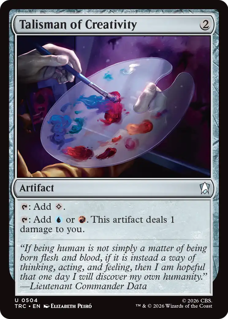 Talisman of Creativity (Surge Foil) [Star Trek Commander] | Magic Magpie