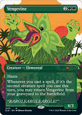 Vengevine (Borderless) [Secret Lair Drop Series] | Magic Magpie