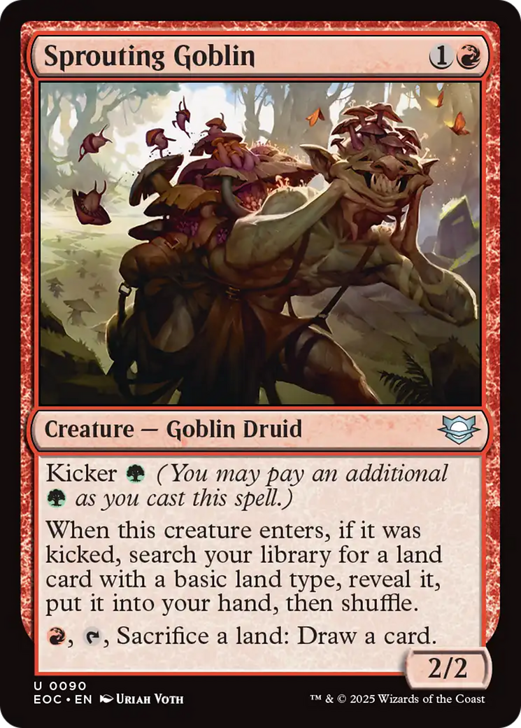 Sprouting Goblin [Edge of Eternities Commander] | Magic Magpie