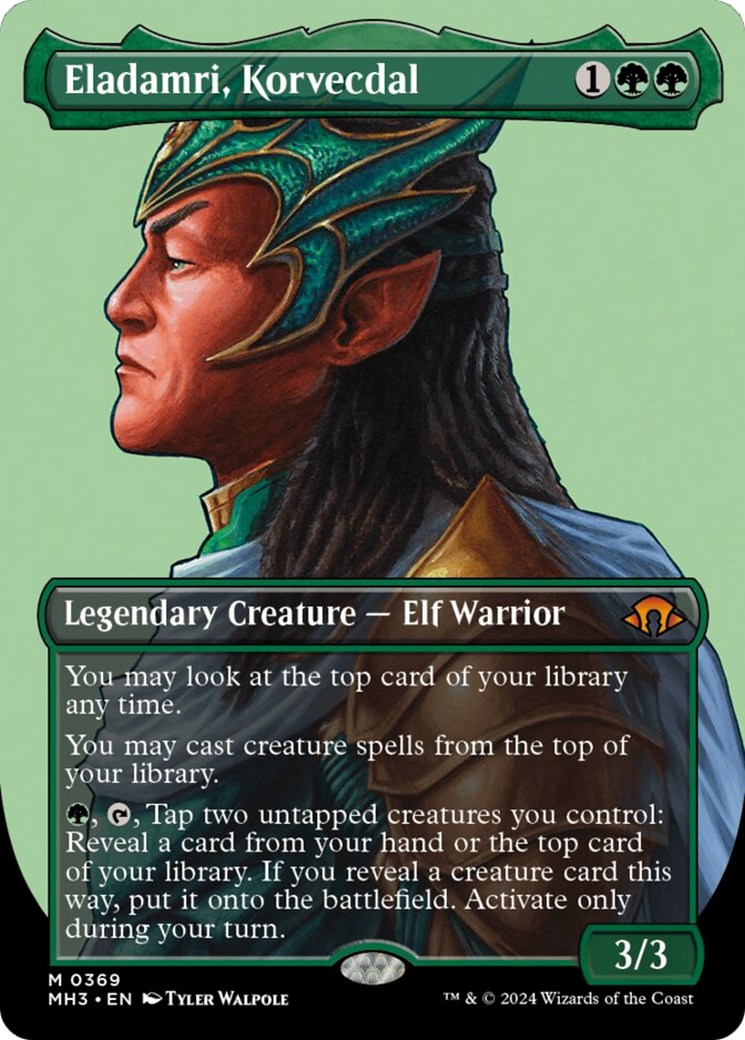 Eladamri, Korvecdal (Borderless) [Modern Horizons 3] | Magic Magpie