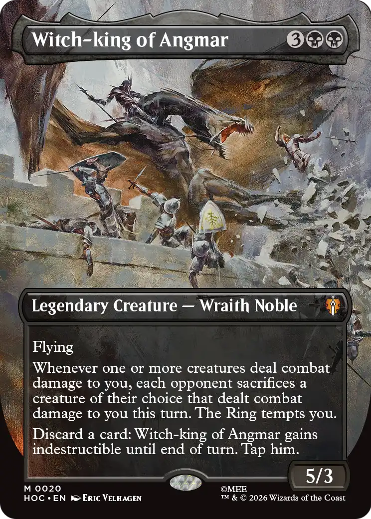 Witch-king of Angmar (Borderless) [The Hobbit: Eternal-Legal] | Magic Magpie