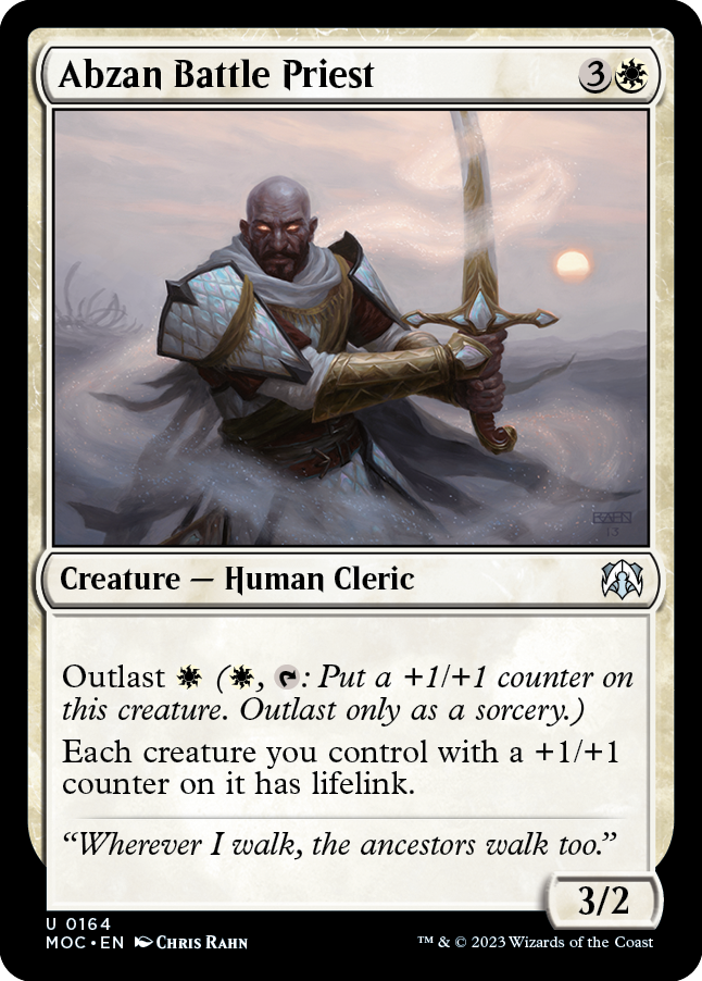 Abzan Battle Priest [March of the Machine Commander] | Magic Magpie