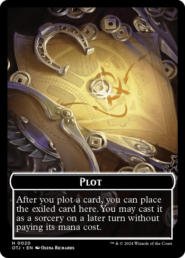 Construct // Plot Double-Sided Token [Outlaws of Thunder Junction Tokens] | Magic Magpie