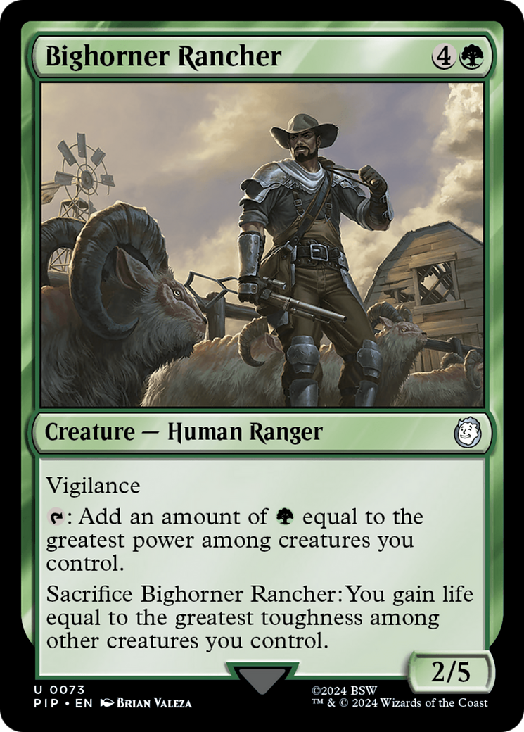 Bighorner Rancher [Fallout] | Magic Magpie