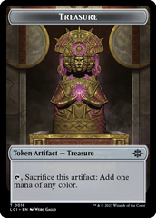 Treasure (0018) // Golem Double-Sided Token [The Lost Caverns of Ixalan Tokens] | Magic Magpie