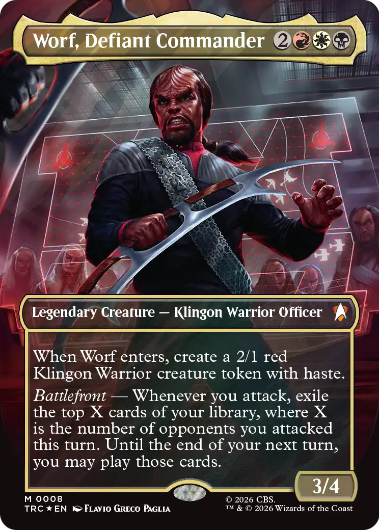 Kang, Suspicious Captain (Extended Art) [Star Trek Commander] | Magic Magpie