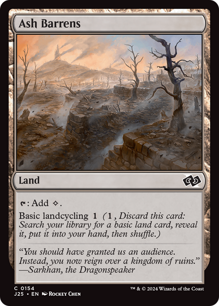 Ash Barrens [Foundations Jumpstart] | Magic Magpie