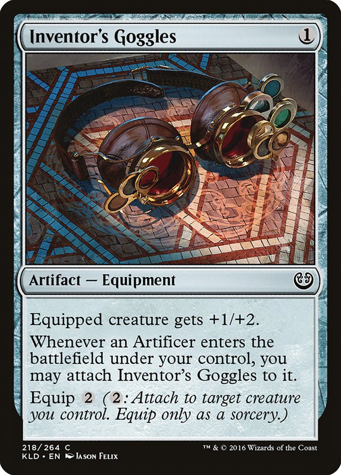 Inventor's Goggles [Kaladesh] | Magic Magpie