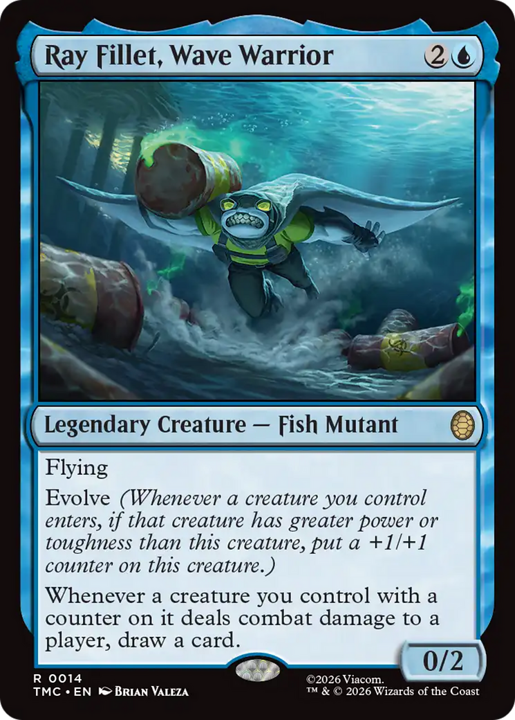 Ray Fillet, Wave Warrior [Teenage Mutant Ninja Turtles Commander] | Magic Magpie