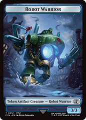 Hero (0006) // Robot Warrior (0012) Double-Sided Token [FINAL FANTASY Tokens] | Magic Magpie