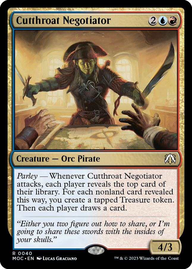 Cutthroat Negotiator [March of the Machine Commander] | Magic Magpie